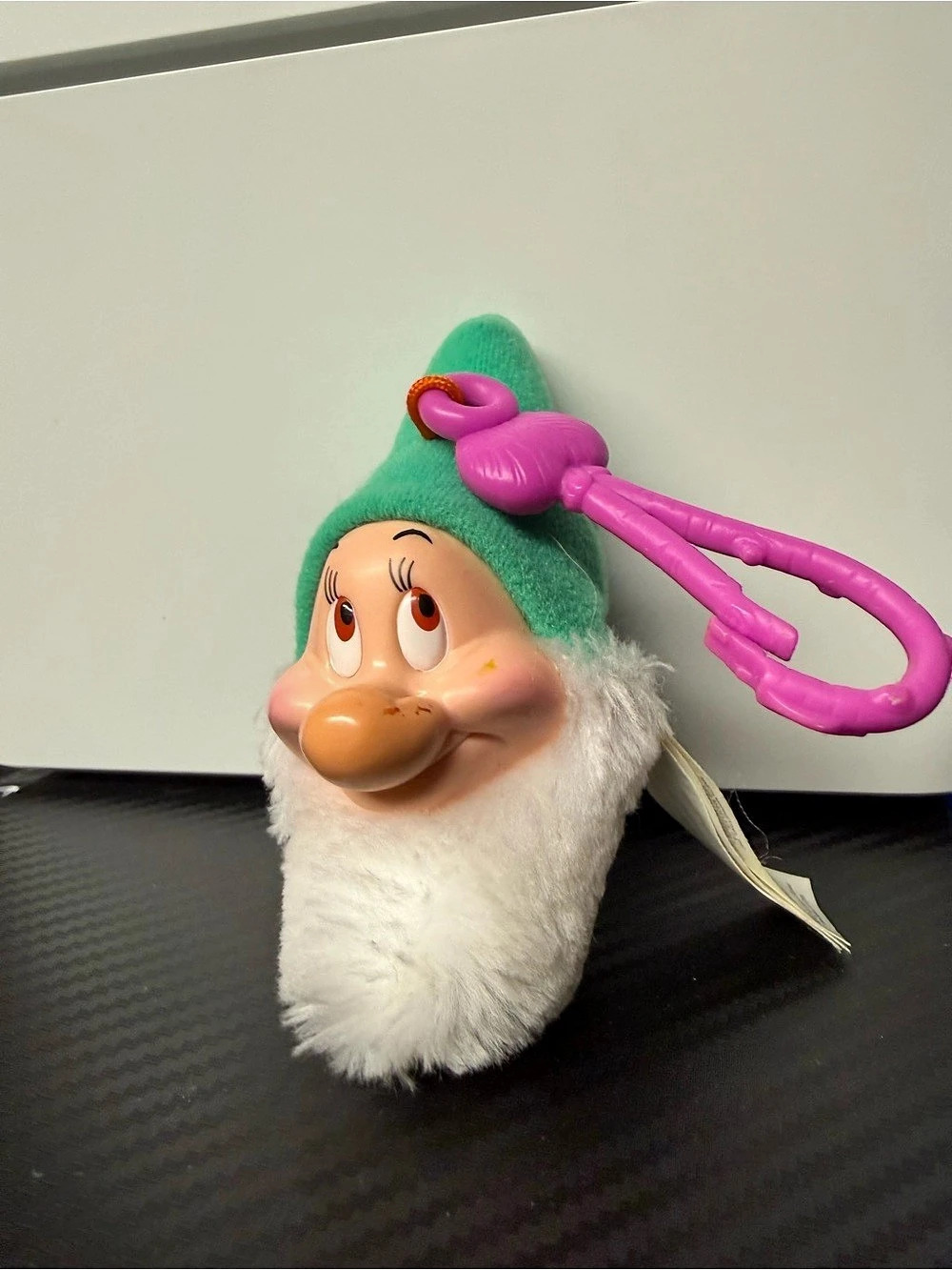 Vintage 2001 Disney Bashful Dwarf Plush Clip McDonald’s Snow White